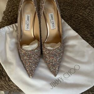 Jimmy Choo Romy Glitter Pumps - Multicolor